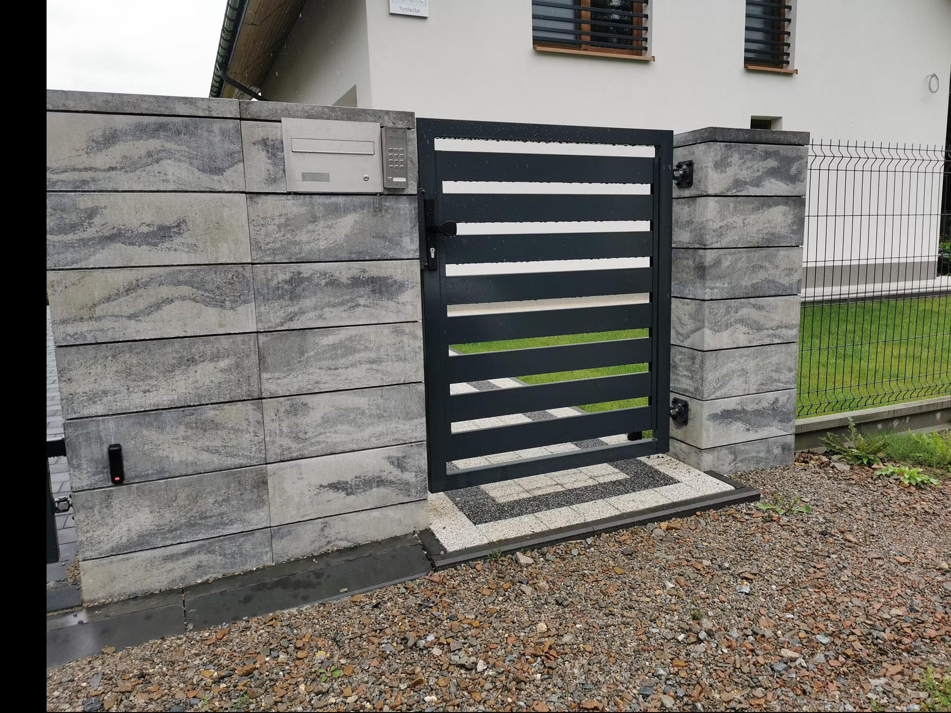 Ogrodzenie z bloczków Joniec - przykład 3